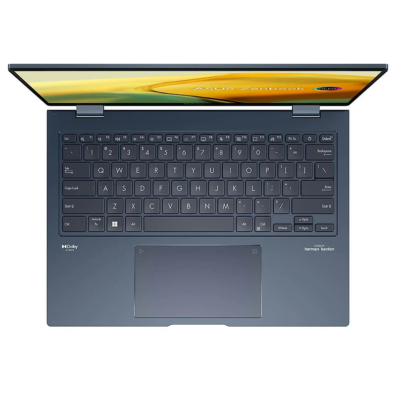 14 inch Zenbook Flip 2-in-1 OLED Laptop - Intel Core i7-1360P - 16GB/1TB SSD - Ponder Blue - OPEN BOX
