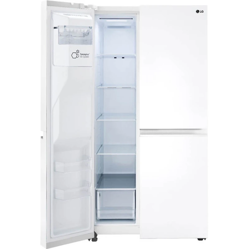 27.2 Cu. Ft. Smooth White Side By Side Refrigerator - OPEN BOX