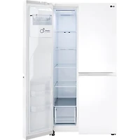 27.2 Cu. Ft. Smooth White Side By Side Refrigerator - OPEN BOX