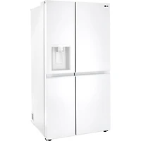 27.2 Cu. Ft. Smooth White Side By Side Refrigerator - OPEN BOX