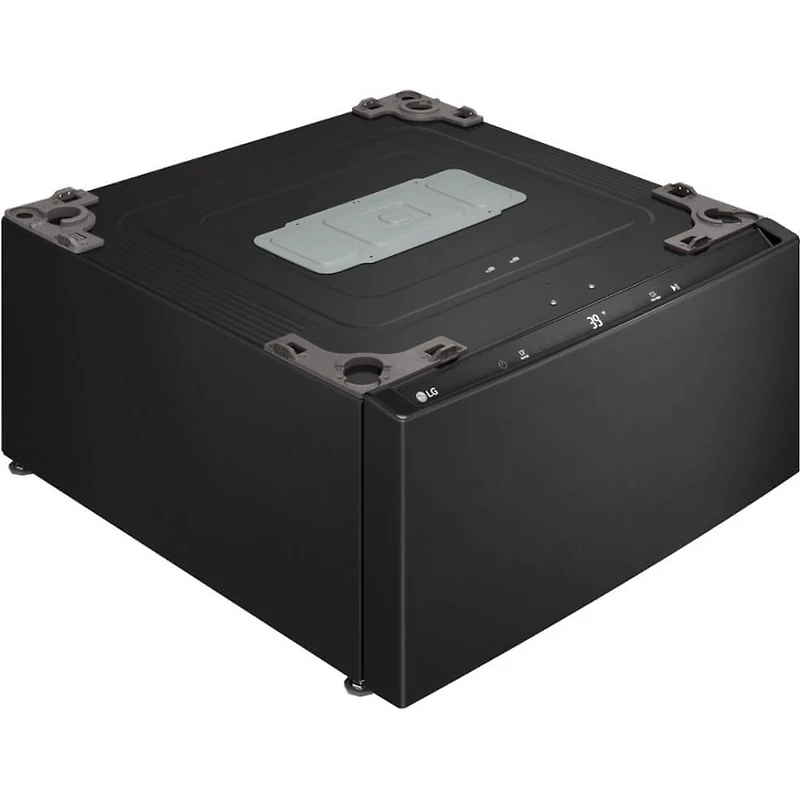 1.0 Cu. Ft. SideKick Black Steel Top Load HE Pedestal Washer