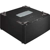 1.0 Cu. Ft. SideKick Black Steel Top Load HE Pedestal Washer