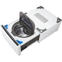 1.0 Cu. Ft. SideKick White Top Load HE Pedestal Washer