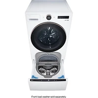 1.0 Cu. Ft. SideKick White Top Load HE Pedestal Washer