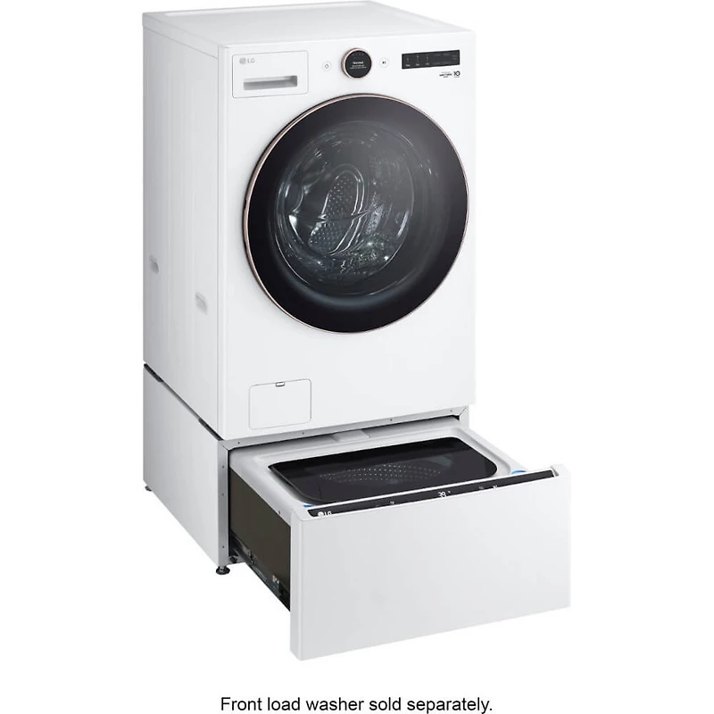 1.0 Cu. Ft. SideKick White Top Load HE Pedestal Washer