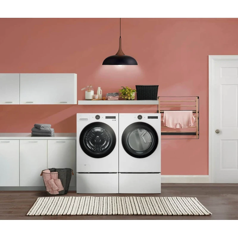 1.0 Cu. Ft. SideKick White Top Load HE Pedestal Washer