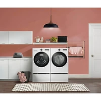 1.0 Cu. Ft. SideKick White Top Load HE Pedestal Washer