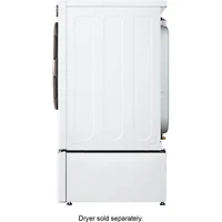 27 inch White Laundry Pedestal with Storage Drawer