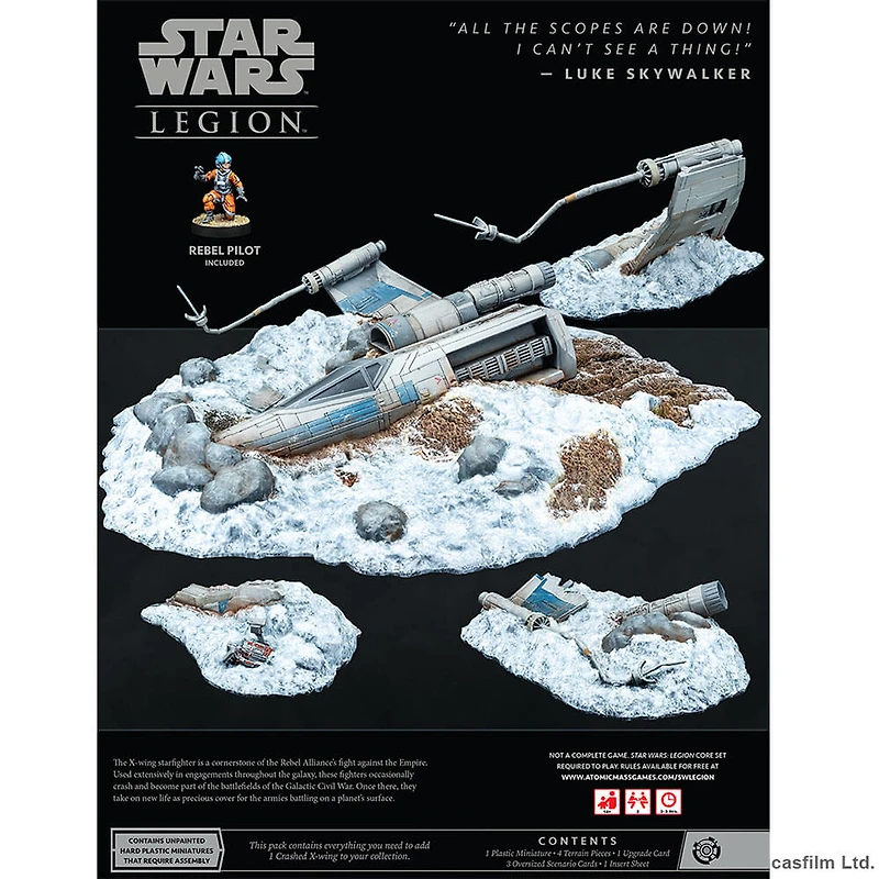 Star Wars Legion Crashed X-Wing Battlefield Expansion