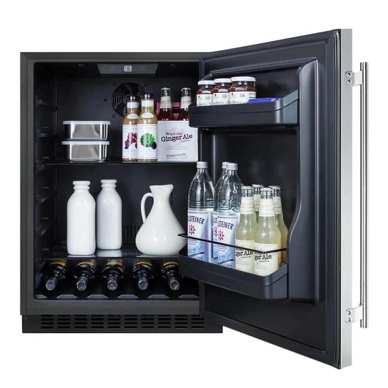 4.8 Cu. Ft. Stainless Steel Compact Refrigerator 