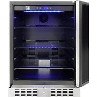 5.12 Cu. Ft. Stainless Outdoor Counter Depth Compact Refrigerator