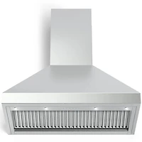36 inch Designer Series Stainless Wall Mount Convertible Chimney Range Hood - OPEN BOX