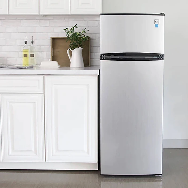 7.3 Cu. Ft. Stainless Apartment Size Top Freezer Refrigerator