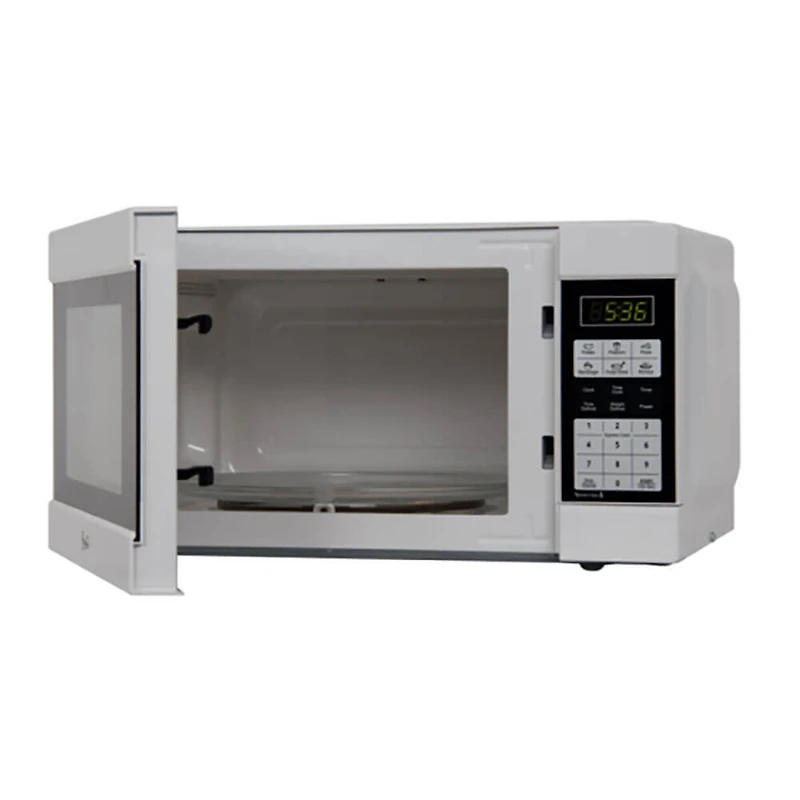 1.1 Cu. Ft. White Countertop Microwave