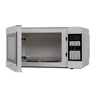 1.1 Cu. Ft. White Countertop Microwave