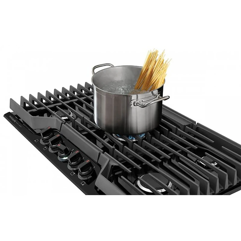 36 inch Black 5-Burner Gas Cooktop