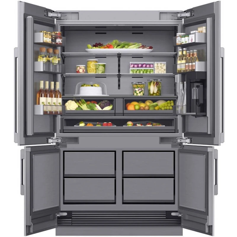 27.7 Cu. Ft. Panel Ready Built-In French Door Smart Refrigerator