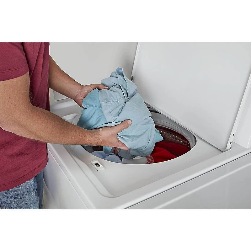 3.8 Cu. Ft. White High Efficiency Top Load Washer