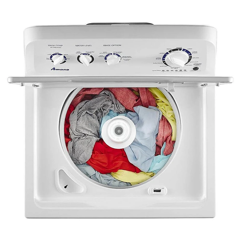 3.8 Cu. Ft. White High Efficiency Top Load Washer