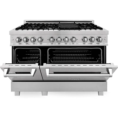 6.0 Cu. Ft. Professional Stainless Steel Freestanding Dual Fuel Range