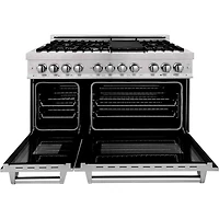 6.0 Cu. Ft. Professional Stainless Steel Freestanding Dual Fuel Range