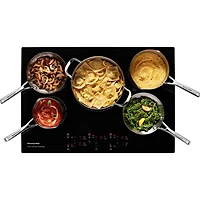 30 inch Black 5-Burner Built-In Electric Induction Cooktop