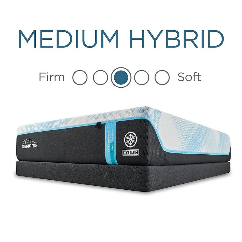 LUXEbreeze 2.0 Medium Hybrid Mattress - Twin XL