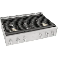 36 inch Stainless 6-Burner Natural Gas Rangetop