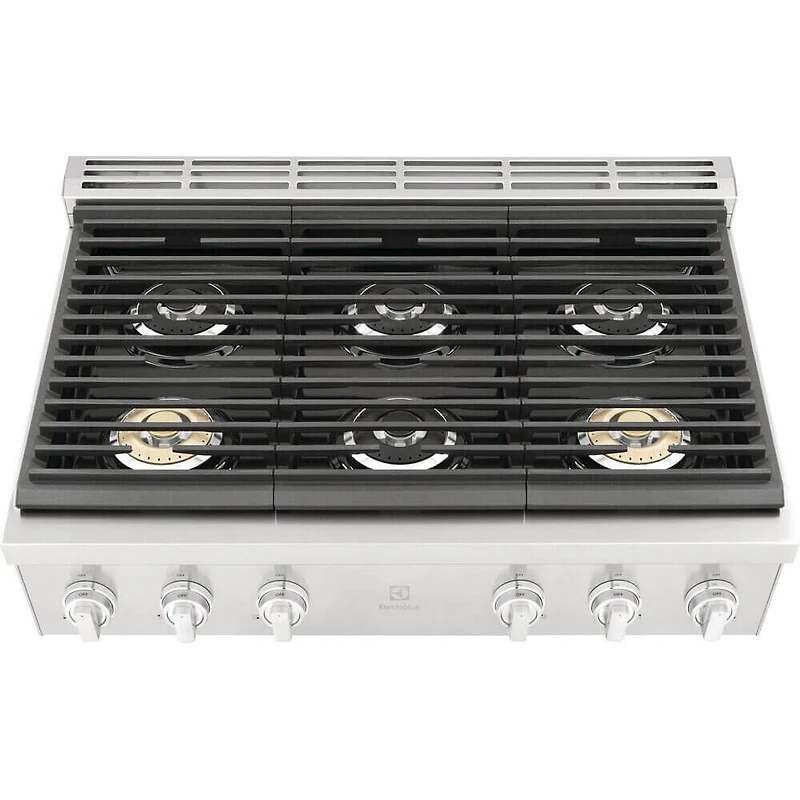 36 inch Stainless 6-Burner Natural Gas Rangetop