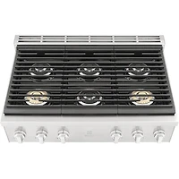 36 inch Stainless 6-Burner Natural Gas Rangetop