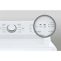 7.3 Cu. Ft. White Top Load High Efficiency Smart Electric Dryer