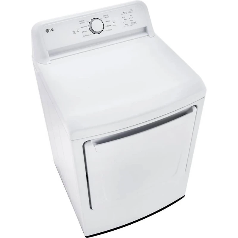 7.3 Cu. Ft. White Top Load High Efficiency Smart Electric Dryer