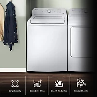 4.1 Cu. Ft. White Top Load Smart Washer