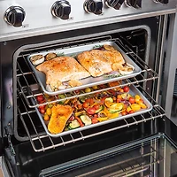 3-Piece Non Stick Aluminized Steel Baking Sheets