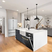 45 dBA Black Stainless Steel Top Control Dishwasher