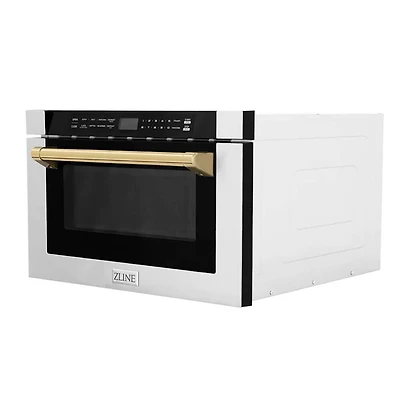 1.2 Cu. Ft. Autograph Edition Built-In Microwave Drawer - Stainless/Gold