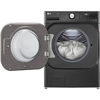 5.2 Cu. Ft. Black Steel Front Load Washer