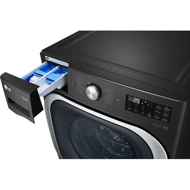 5.2 Cu. Ft. Black Steel Front Load Washer