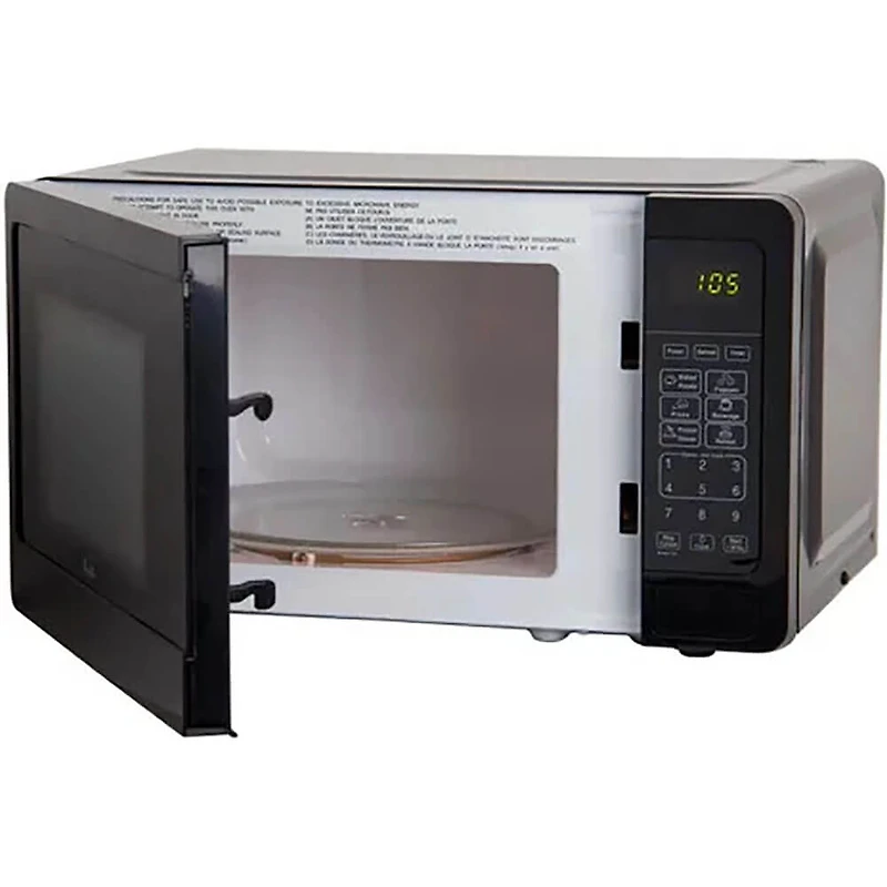 0.7 Cu. Ft. Black Countertop Microwave