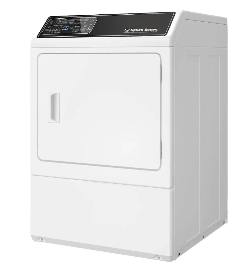 27 inch White Gas Dryer with 7 Cu.Ft. Capacity 