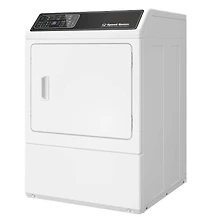 27 inch White Gas Dryer with 7 Cu.Ft. Capacity 