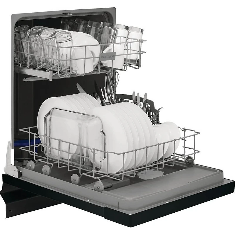 62 dBA Black Front Control Dishwasher - OPEN BOX