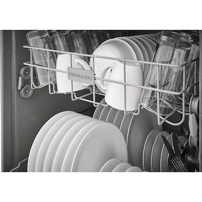 62 dBA White Front Control Dishwasher - OPEN BOX