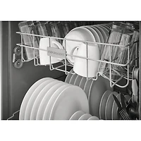 62 dBA White Front Control Dishwasher - OPEN BOX