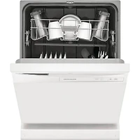 62 dBA White Front Control Dishwasher - OPEN BOX