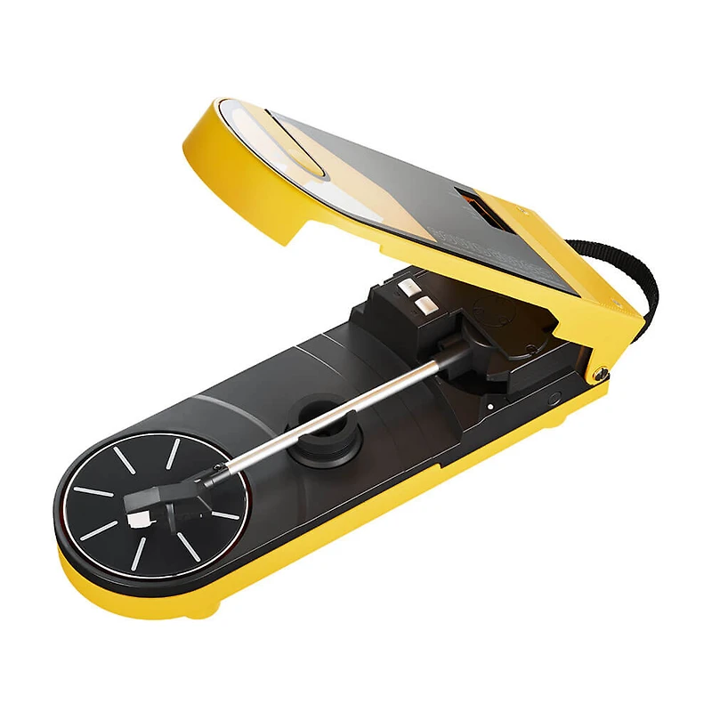 Sound Burger Portable Bluetooth Turntable - Yellow