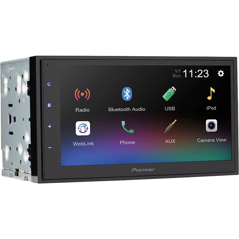 6.8 inch Bluetooth Digital Media Touchscreen Receiver - Black