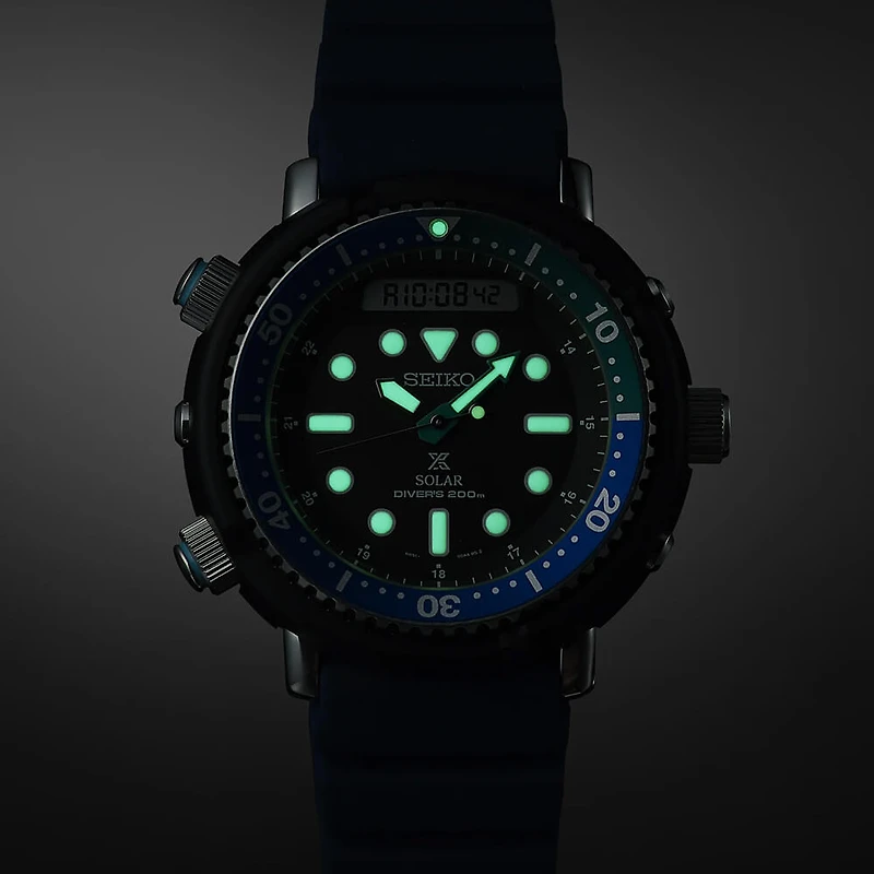 Prospex Solar Diver Watch - Blue/Green