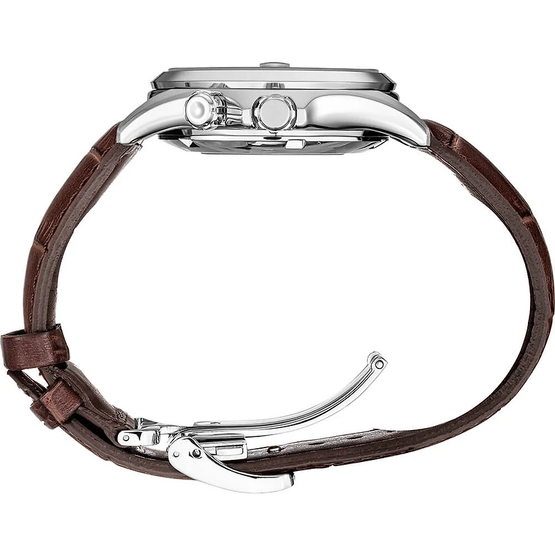 Prospex Alpinist Watch - Green/Brown Leather Band