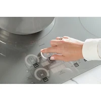 36 inch Silver 5 Burner Induction Cooktop